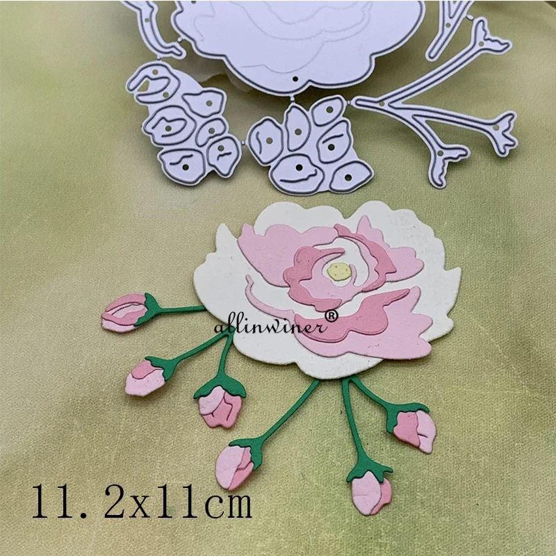 

Flower Snowflake Frame Series Metal Cutting Dies Stencils Die Cut for DIY Scrapbooking Album Paper Card Embossing