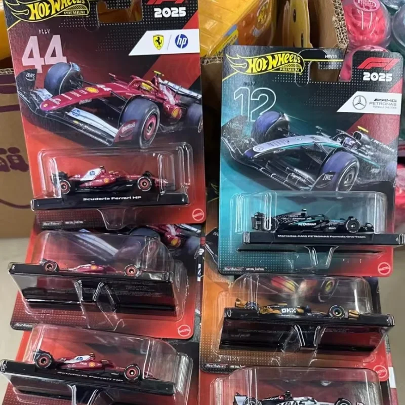 New Stock Hot Wheels Premium F1 Racing Car Gold Label Limited Edition 2025 New Hrv11 Mclaren Mercedes Diecast Collection Toy Car - view 3
