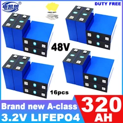 Batteria LiFePO4 16 pz 3.2V 320Ah 280Ah 202Ah 105Ah grado A cella per fai da te 12V 24V 48V viaggio solare camper batteria al litio