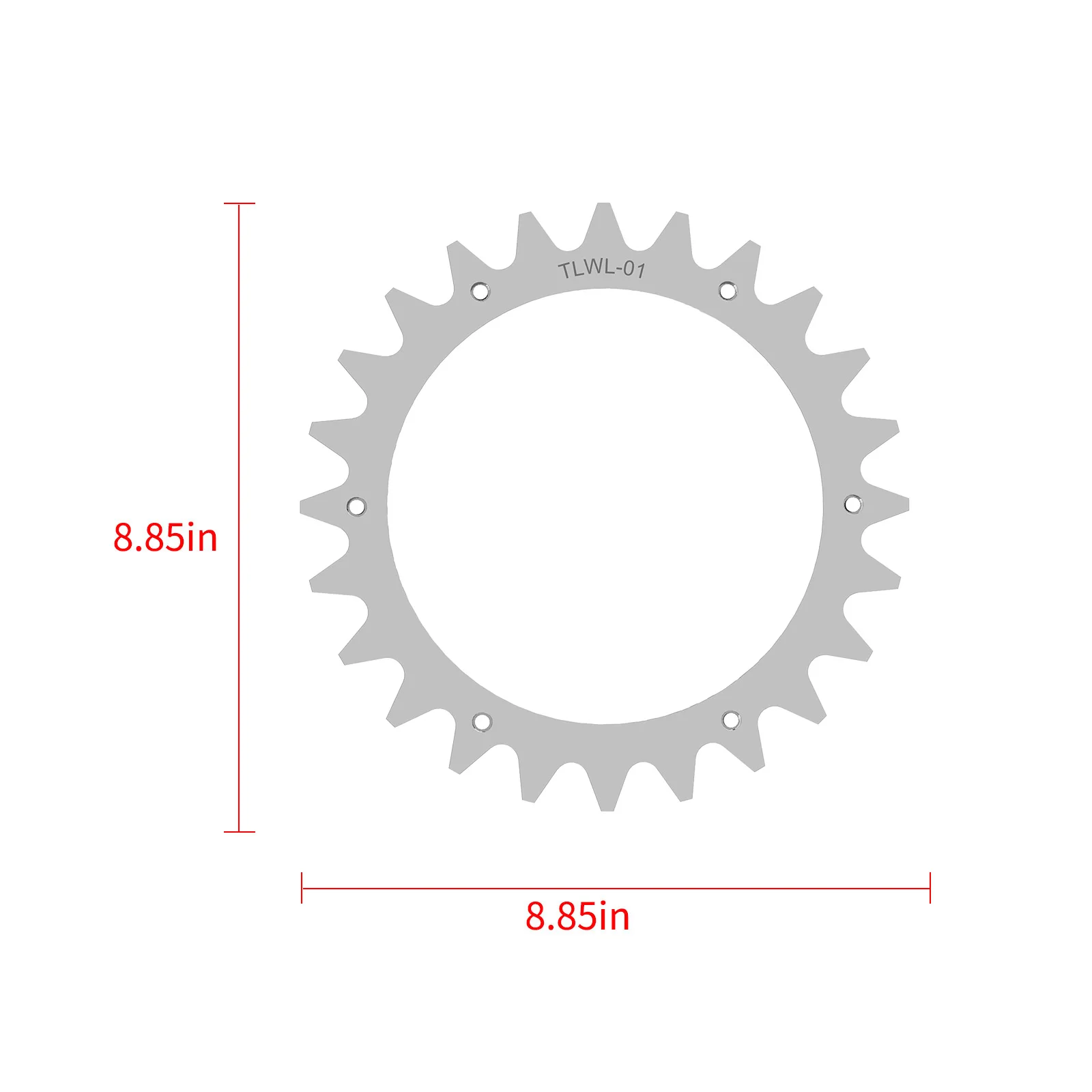 Imagem -06 - Roda de Tração para Cortador Robótico Rodas de Treinamento Aprimoradas para Worx Plus l Peças para Cortadores de Grama 225*225 mm Pcs
