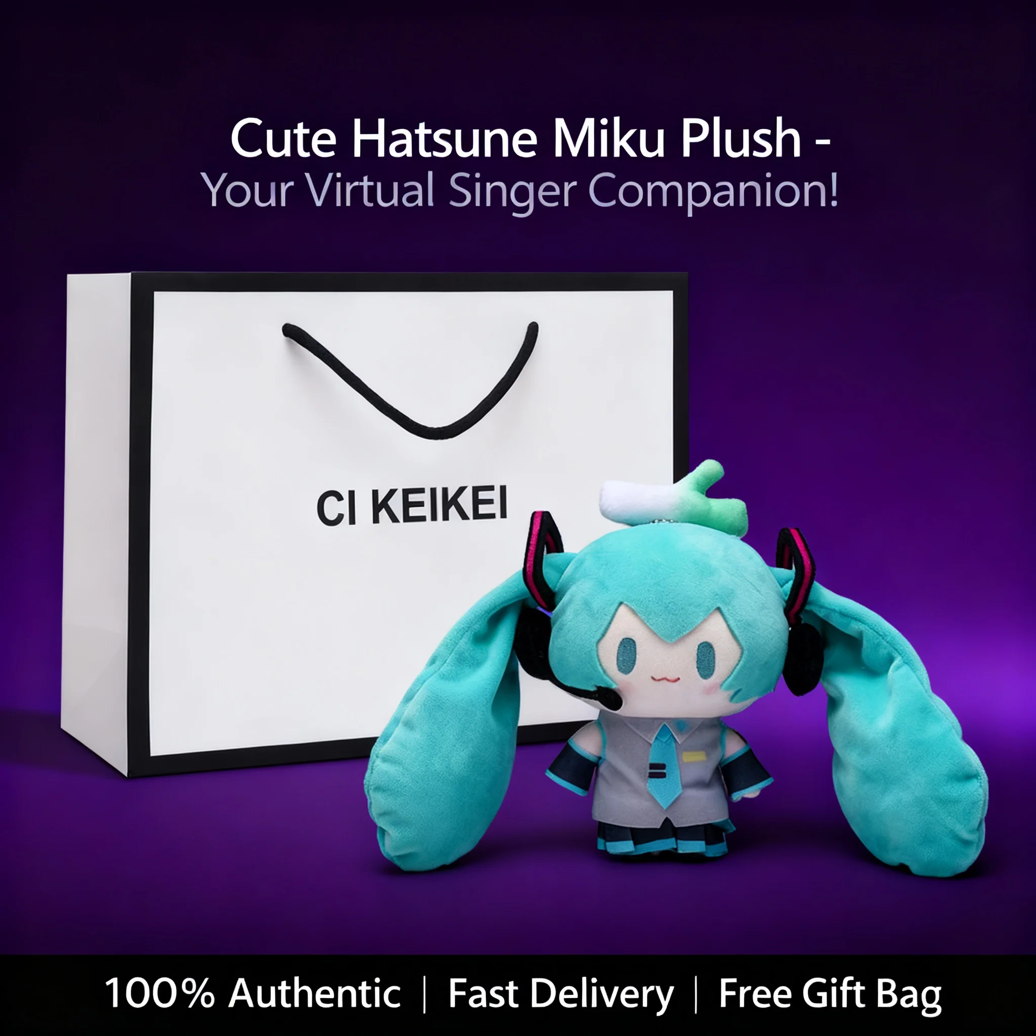 

Плюшевая игрушка BEMOE Hatsune Miku из серии Top Treasure: Лука Мегурин, Кагамине Рин и Лен — супермилая аниме-фигурка