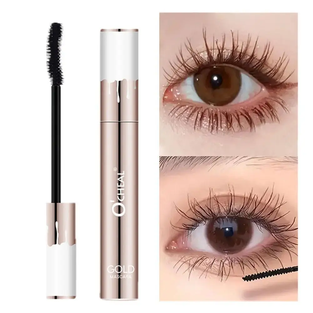 Mascara impermeabile – Spazzola per extension ciglia nere a lunga durata per arricciare, ispessimento e allungare le ciglia, festival e tutti i giorni
