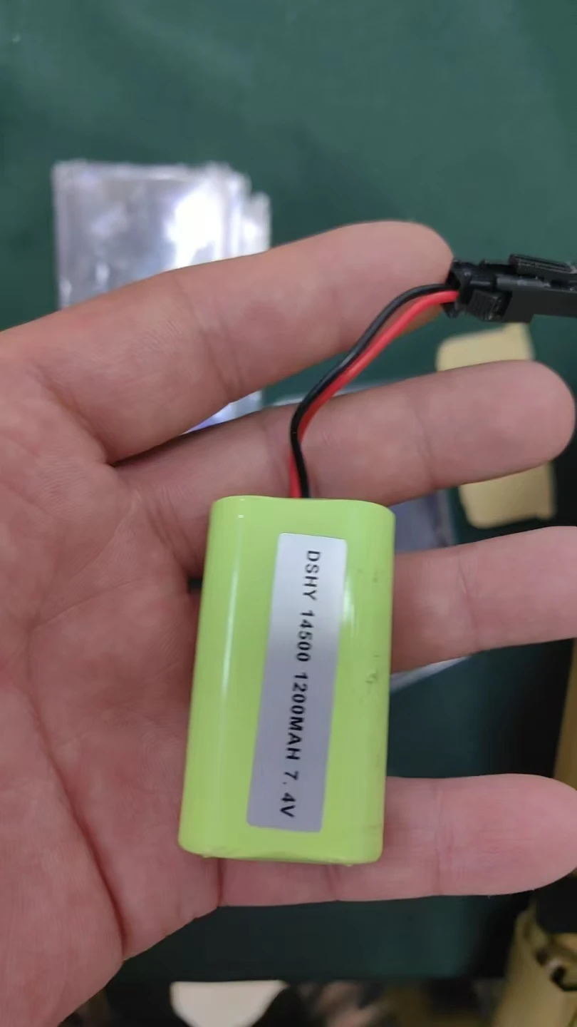 buy moe will cheap 7.4V Full Capacity 14500 Lithium Battery 1200mAh SM-2p Rechargeable Lithium Battery Pack Durable