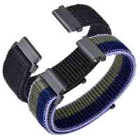 ANNEFIT 2PCS Nylon Sport Loop Watch Bands 16mm 18mm 19mm 20mm 22mm Quick Release Adjustable Strap  Replacement  Bracelet