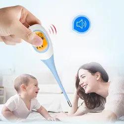 Electronic Thermometer 8 Seconds Fast Measurement For Adults Children Soft Head Oral Cavity Armpit ℉/℃ Thermometer