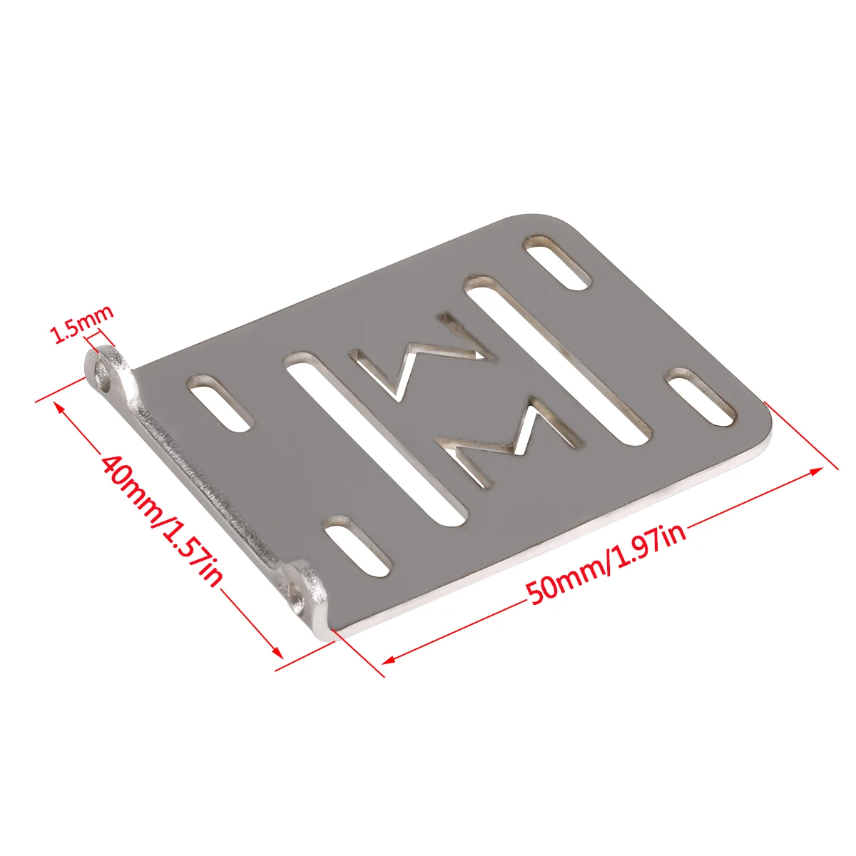 Bandeja de accesorios de aluminio CNC, soporte ESC de batería electrónica para transmisión baja 1/10 RC Crawler Comp construye actualización de chasis LCG