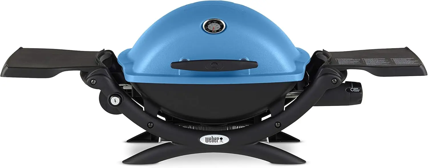 NEW  Q1200 Liquid Propane Grill, Blue