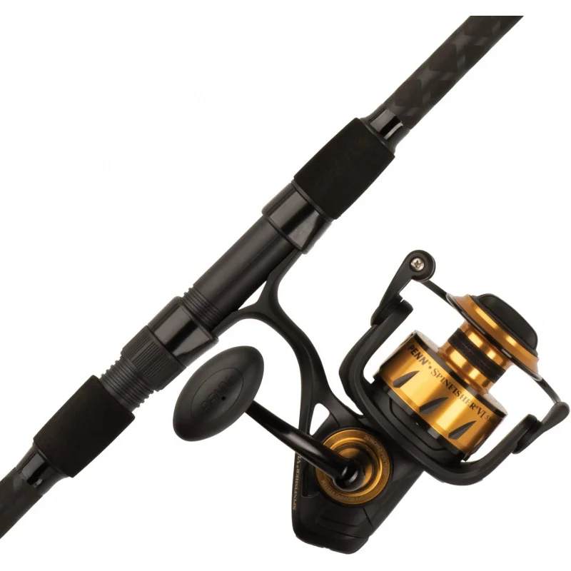 QPENN Spinfisher VII Spinning Reel and Fishing Rod Combo