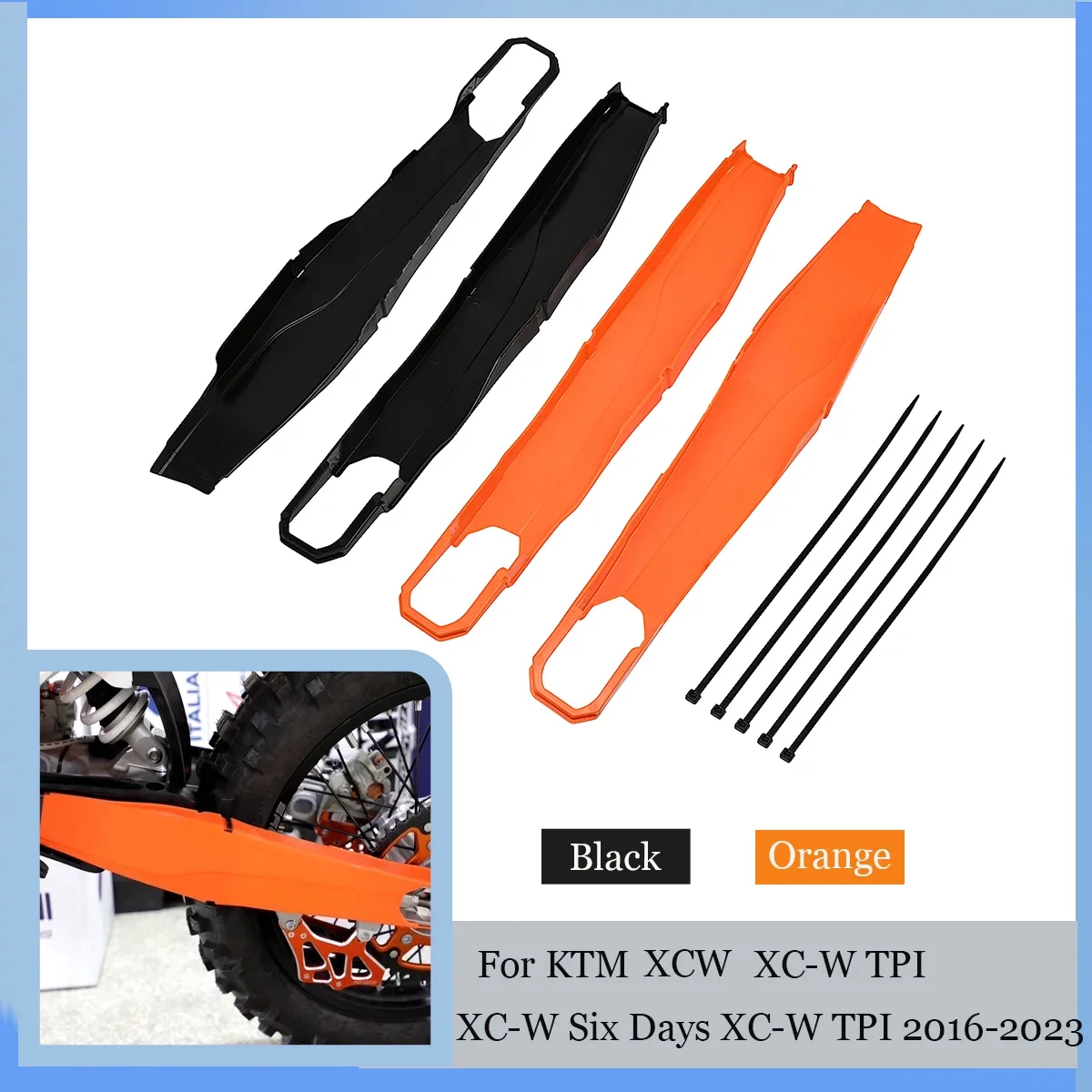 Motorcycle New 2023 Swingarm Swing Arm Protector For KTM XCW XCFW EXC EXCF TPI Six Days 150 200 250 300 350 450 500 2012-2023