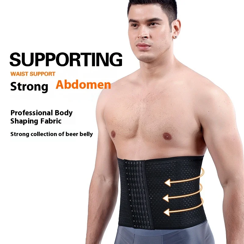 Men's Tightening Reducing Beer Belly Shaping Fitness Waist Protection Belt, Sports Belt