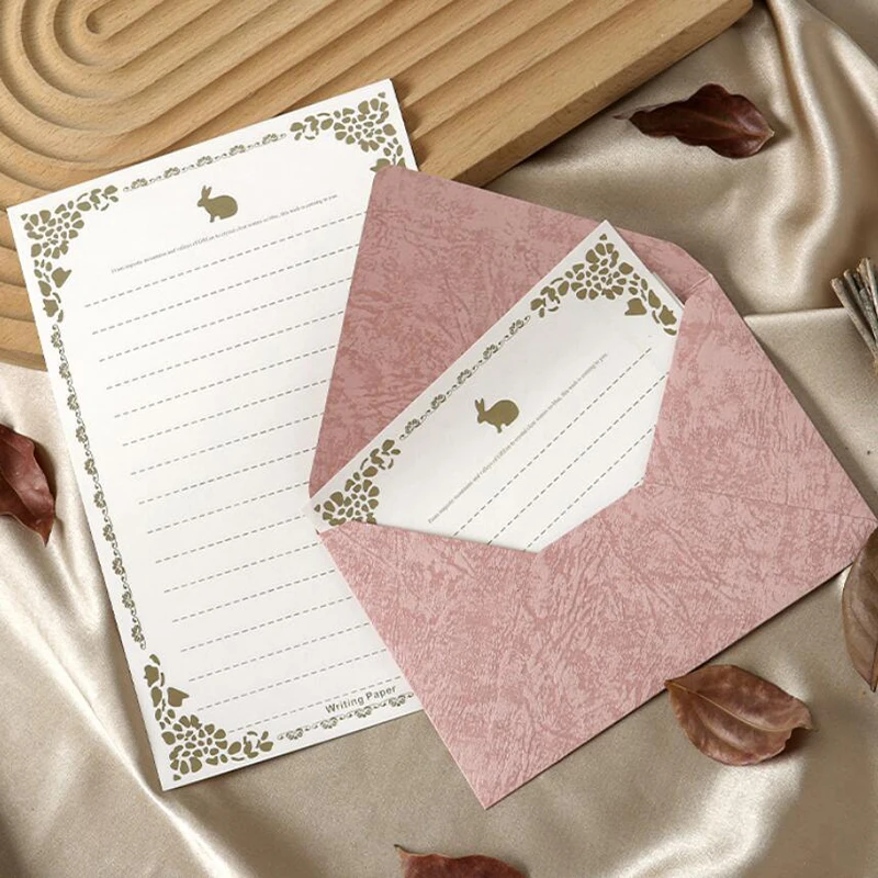 5pcs Solid Thick Paper Envelopes Kawaii Wedding Party Invitations Card Cover Envelopes for Letter Pads Korean Stationery Office