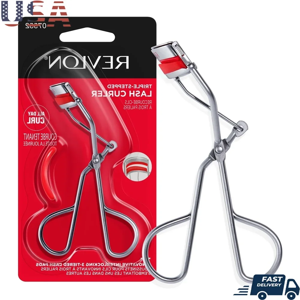 

Трехступенчатые щипцы для завивки ресниц. 3-х уровневые подушечки для ресниц. Завивка без буксировки. 1 шт.