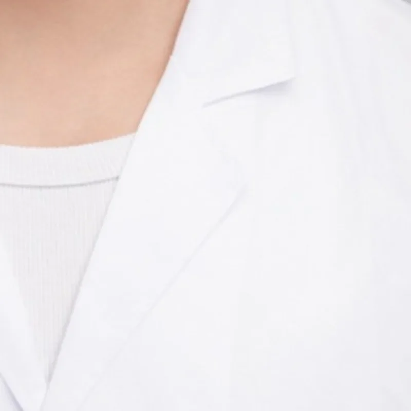 Witte Lab Coating Arts Werkuniform Apotheek Laboratorium Ziekenhuis Student Experimenteel Pak Mannen Vrouwen Lange Mouw Kwaliteit