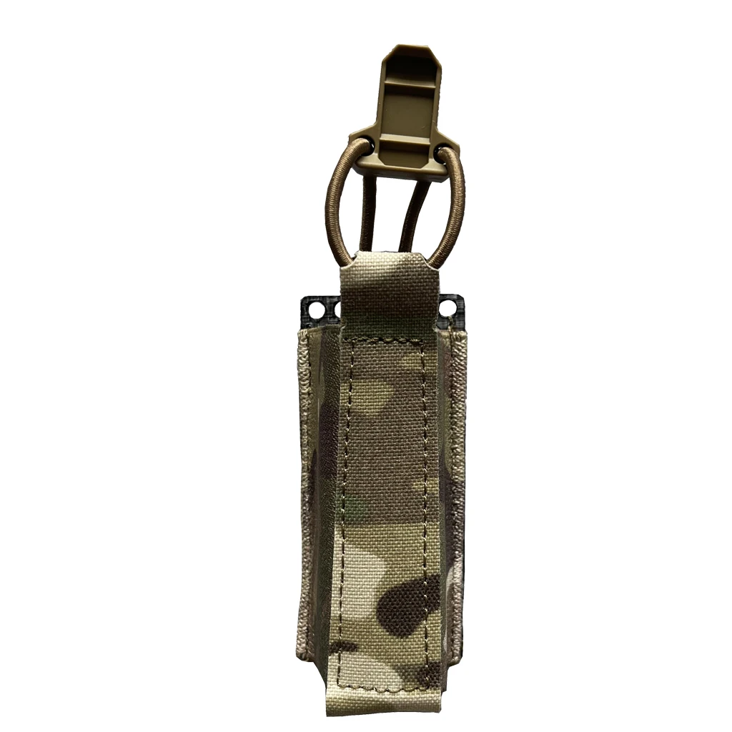 

Outdoor Sports Tactics 9mm Single Unit Magazine Bag Multi purpose Quick Pull Clip Tegirs Composite Board MC AOR1 Camo