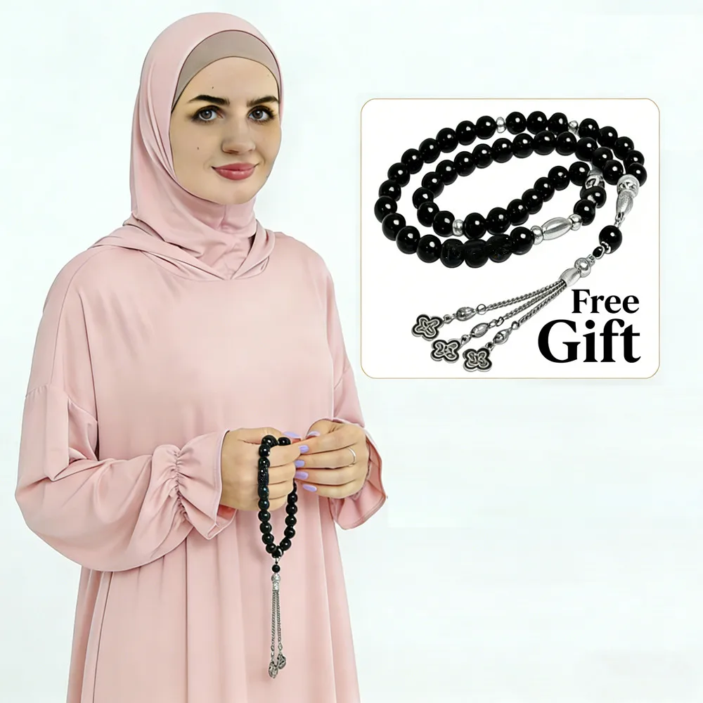 

Eid Djellaba Hooded Abaya Dubai Kaftan Women Muslim Prayer Dress Ramadan Islam Clothing Jalabiya Femme Musulmane Robe Vestidos