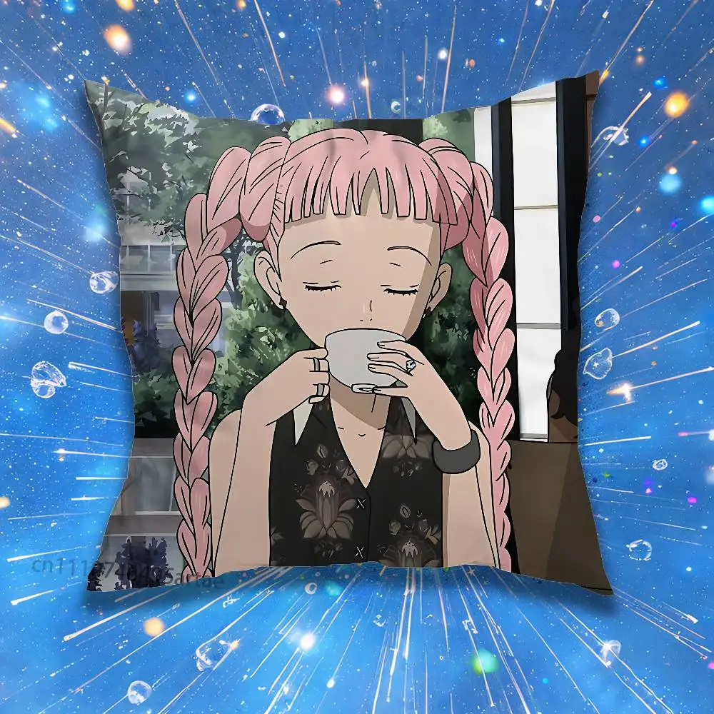Miwako P-Paradise K-Kiss Button Pillow Case Living Room Sofa Cushion Cover Suitable For Home Bedroom Room Decoration