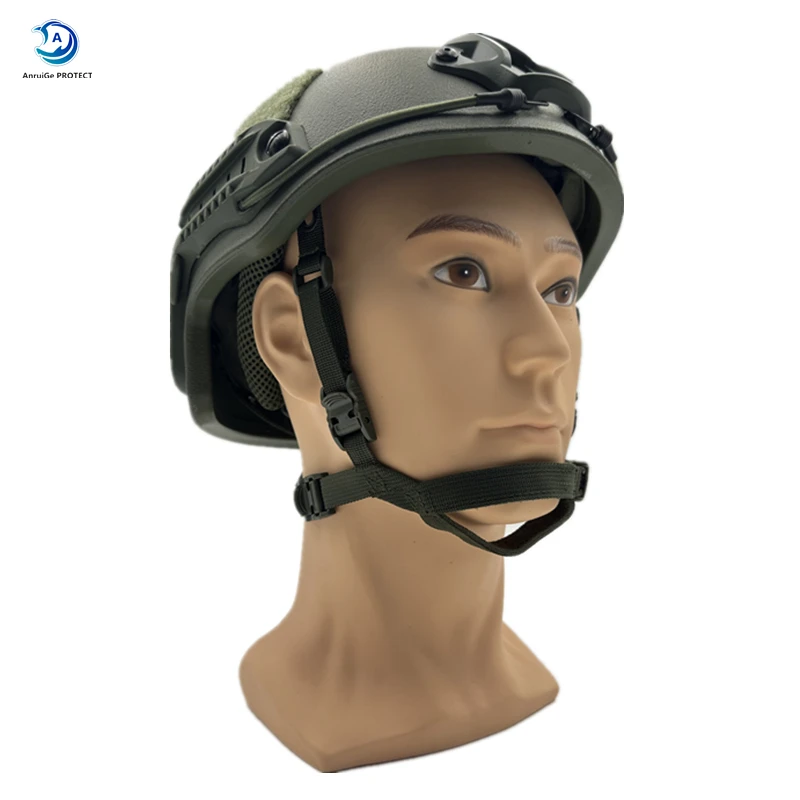 Casque balistique Aménagement High Cut Dulhelf, pare-balles, coussin de suspension, PE, NIJ Prospects IA Fast Wendy\'s