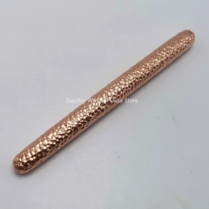 Creative Handmade Customized Titanium Alloy Fountain Pen BOCK NO.6 Nib Hand-engraved Signature Pen Copper Gift Collection