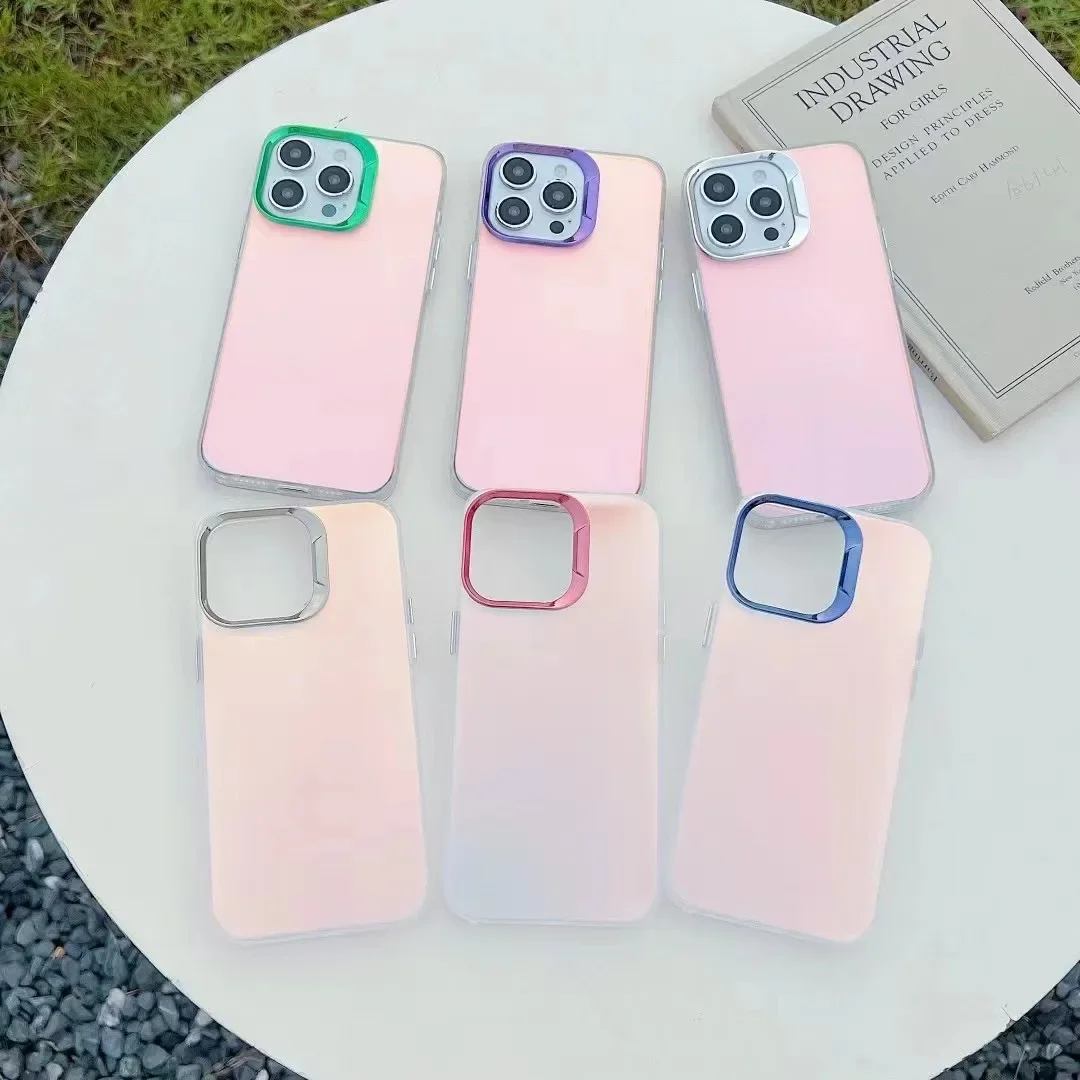 Funda de teléfono láser para IPhone 11, 12, 13, 14, 15, 16 Pro Max, funda a prueba de golpes para IPhone 16 Pro Max