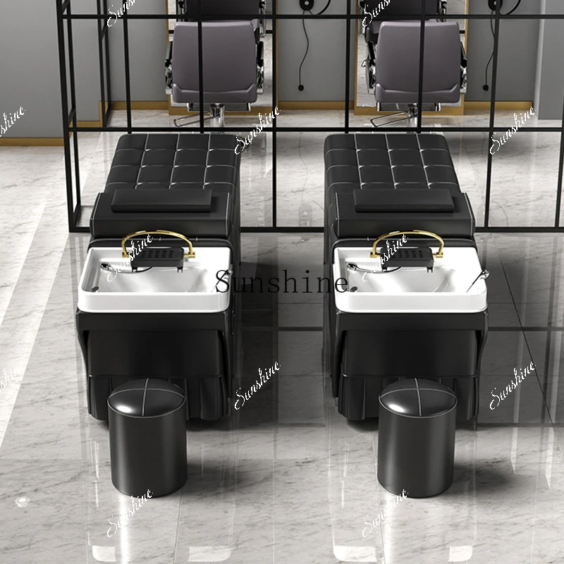Thai shampoo bed hair salon barber shop special stainless steel intelligent constant temperature water circulation  TF