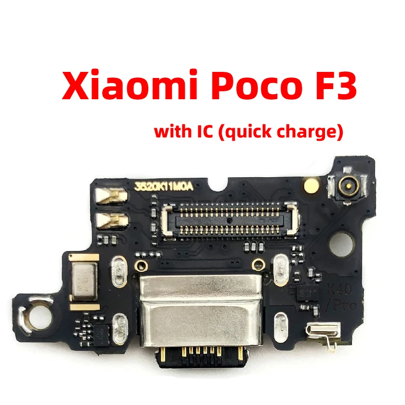 For xiaomi poco F3 Dock Connector USB Charger Charging Port Flex Cable Board Replacement