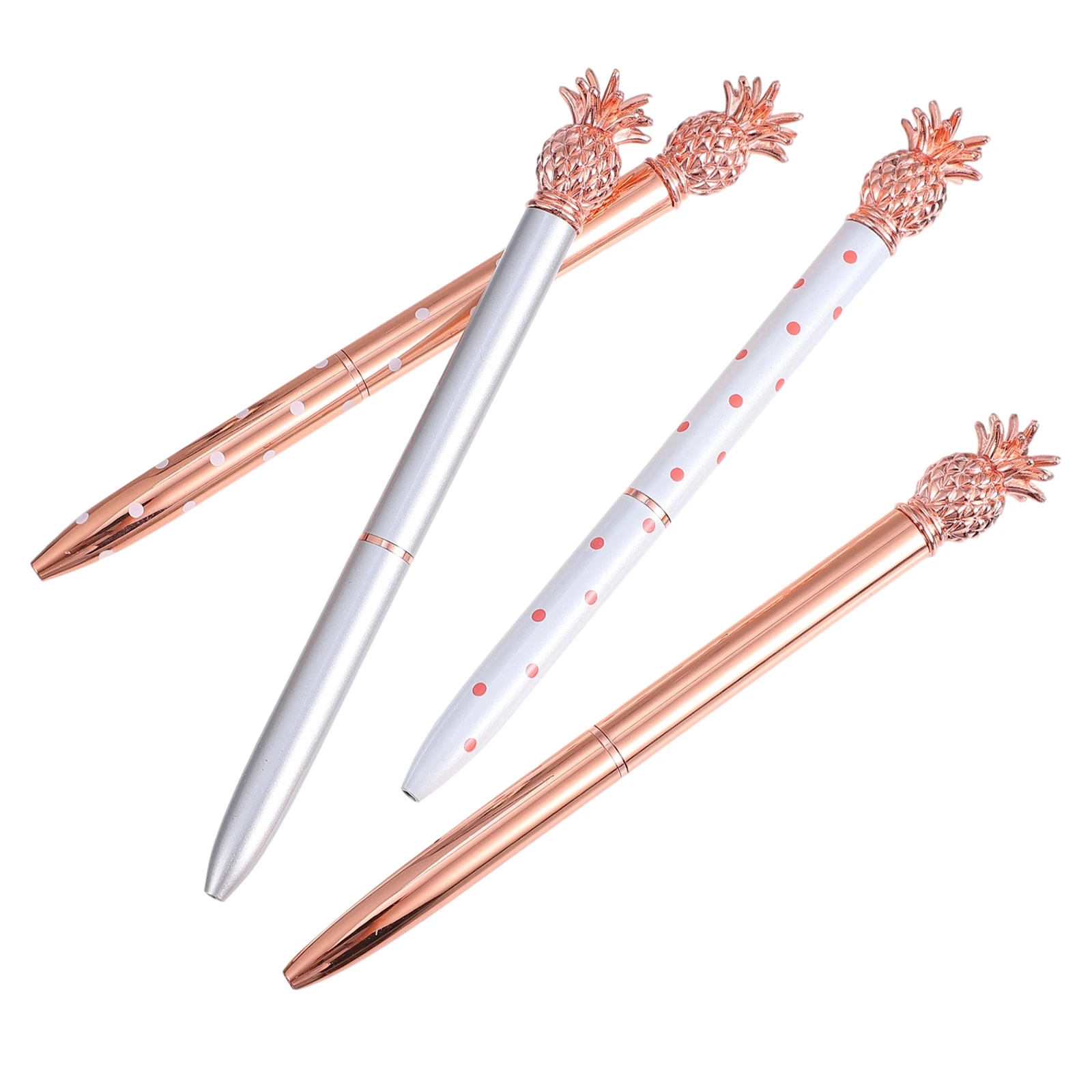 

Metal Ballpoint Pen Stationery Pens Portable Signing School Pineapple Signature Student