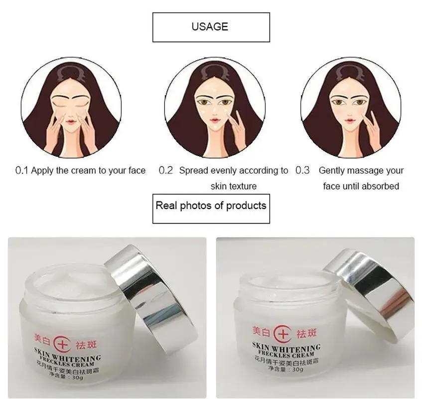 Crema blanqueadora de la mejor calidad, crema eliminadora de manchas oscuras, pigmento facial, crema para eliminación de melasma y pecas