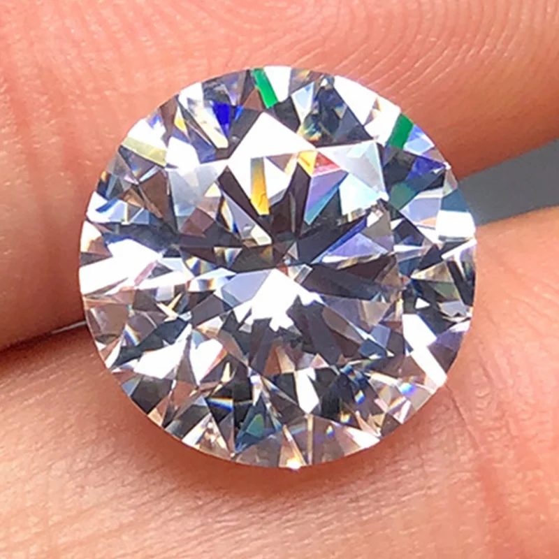 

Wholesale Moissanite Diamond Round Brilliant Cut VVS Loose Gemstones For Jewelry Making Pass Diamond Tester With Report