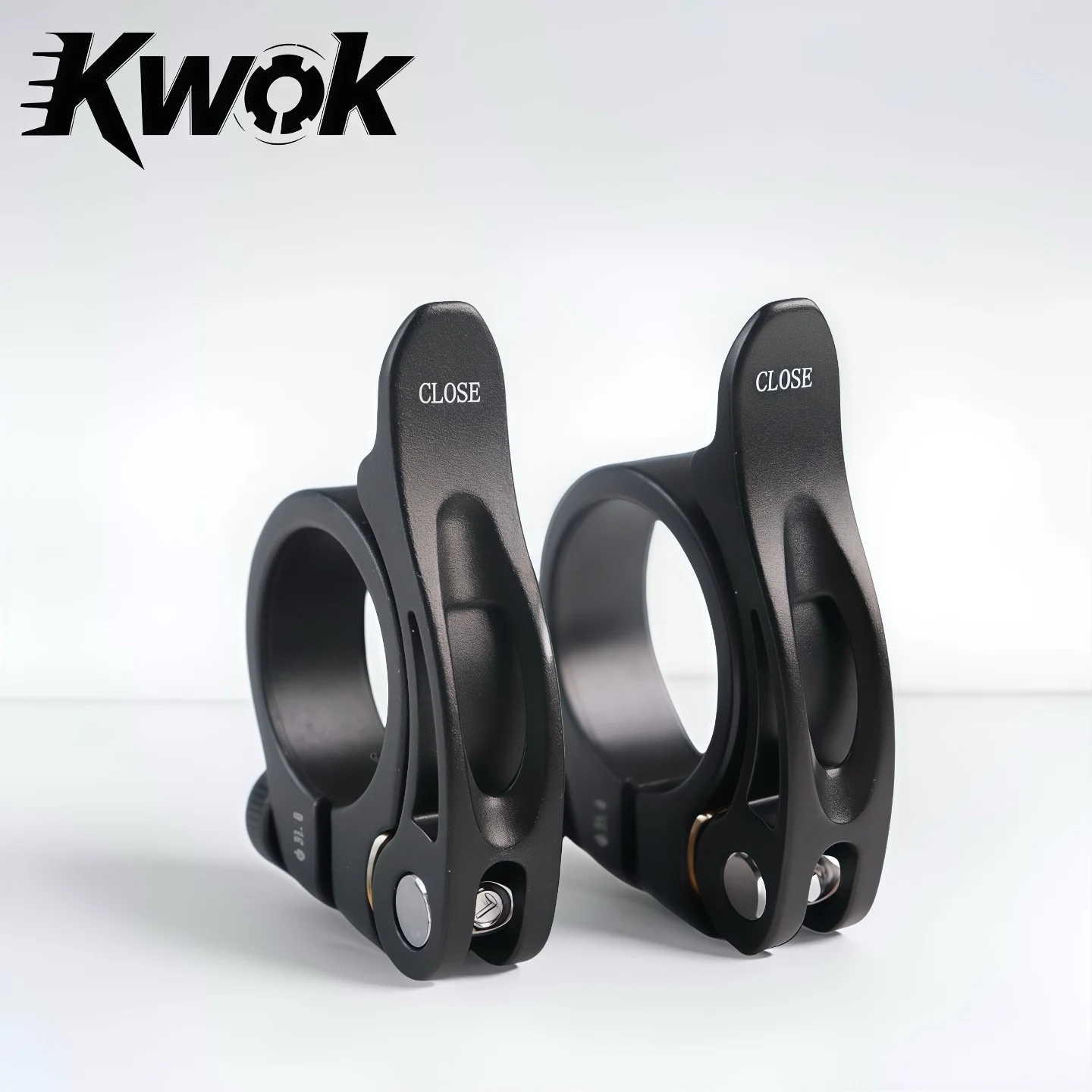 

KWOK Bicycle Quick Release Seatpost Clamp Gasket Copper Washer Mountain Bike Tube Clips Bicycle Accessories 31.8mm/35mm
