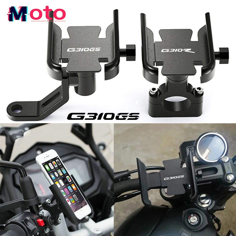 For BMW G310GS G310R G 310 GS R G 310GS G 310R Motorcycle CNC Accessories Handlebar Mobile Phone Holder GPS Stand Bracke