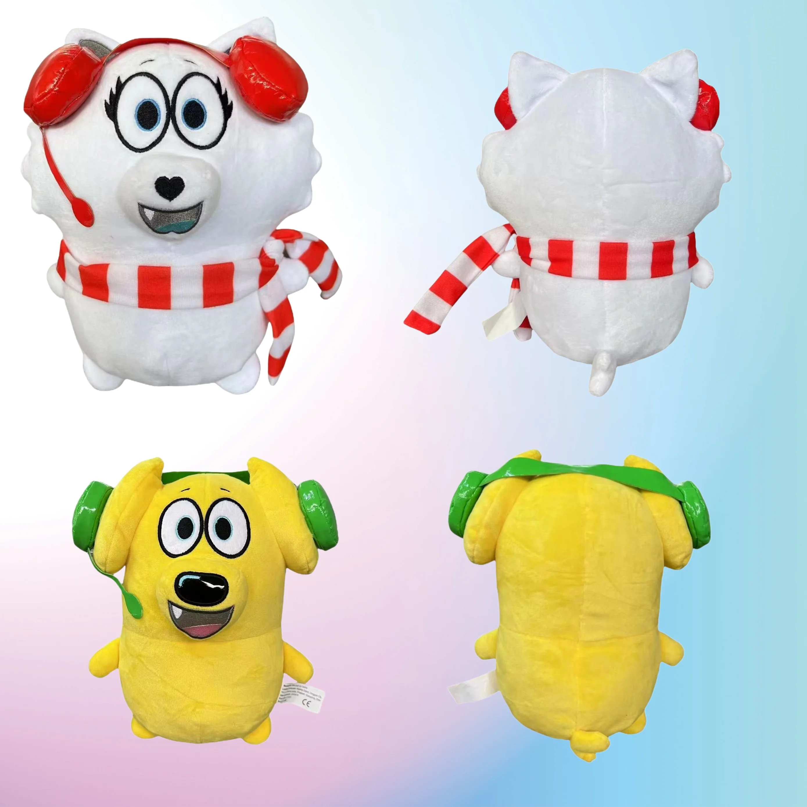 Tyler And Snowi 23cm Snuggle Bundle Plush Toys Cute Soft Stuffed Dolls for Kids Home Room Decor Ideal Birthday Christmas Gift