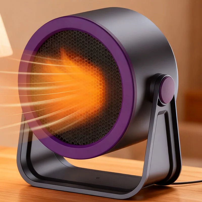 

Portable Desktop Heater Electric Small Smart Desk Fast Heating Fans Hand Warmers Fans Adjustable Temp for Bedroom Home Office