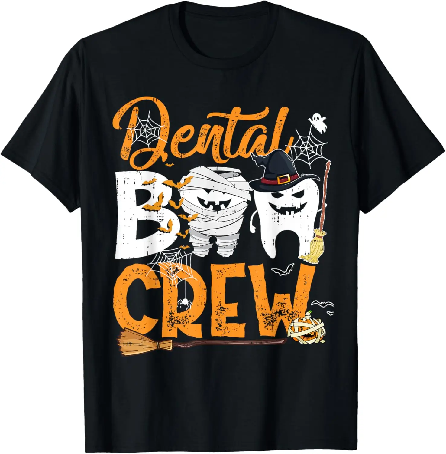 Dental Boo Crew Funny Dentist Assistant Halloween Costume T-Shirt