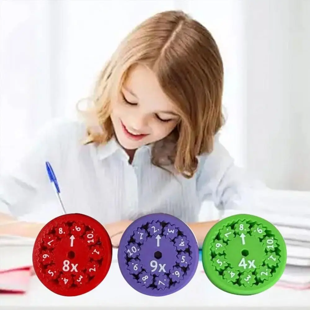 9/18PCS Puzzle Math Fidget Spinners Educational Facts Spinners Math Fact Fidget Spinners Intelligence Development Fidget Toy