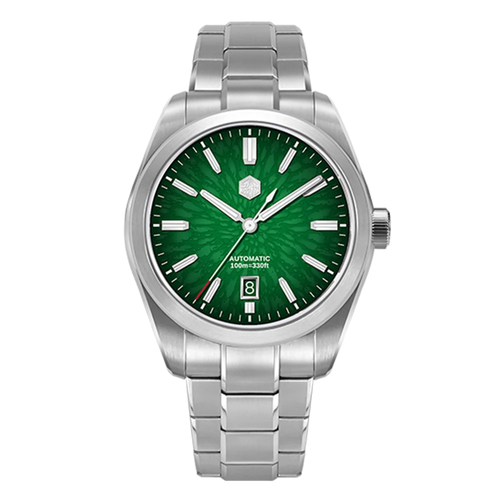 San Martin Originele GADA 36/39/42mm JianZhan Wijzerplaat Mannen Horloge Miyota 9015 Self-Wind BGW-X1 10Bar Saffier Reloj SN0144GS/X/L-3/4