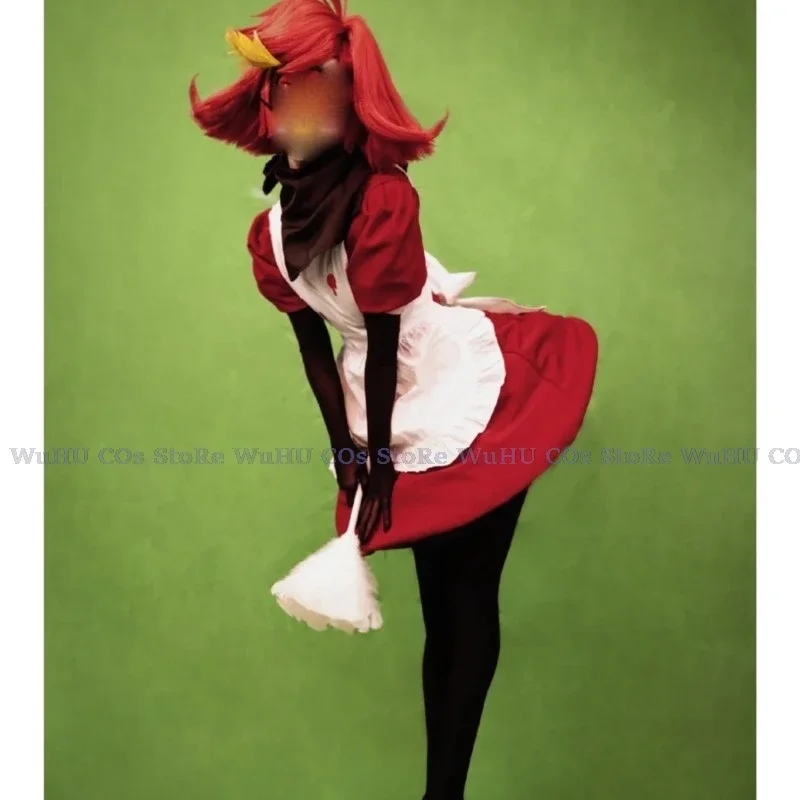 Niffty disfraz de hasbin Niffy para mujer, traje de Anime, ropa de juego de rol del diablo, uniforme, vestido de fiesta de Halloween