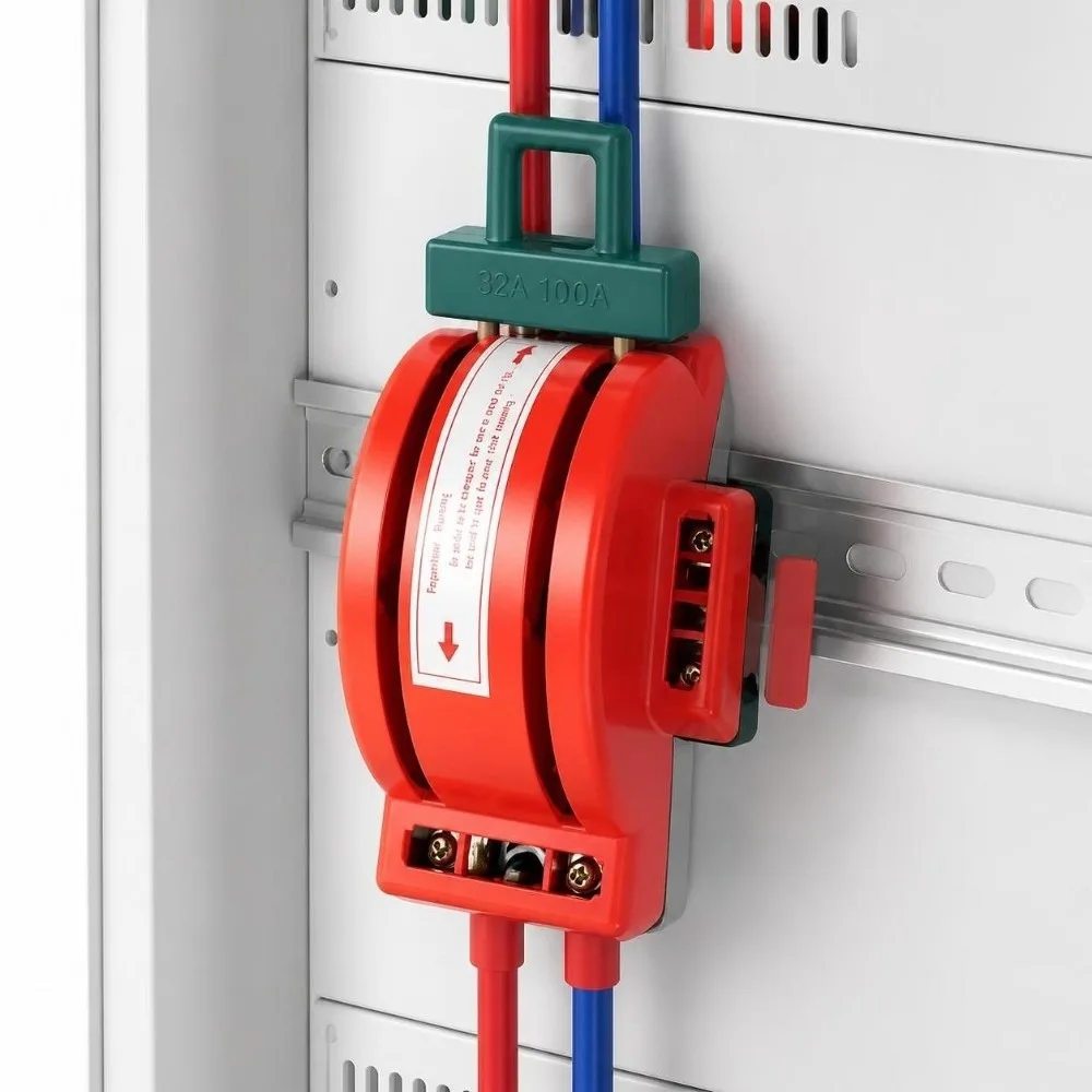 Durable 2 Pole Knife Disconnect Switch 32A / 63A / 100A 220V Double Throw Switch Power Disconnect Switch