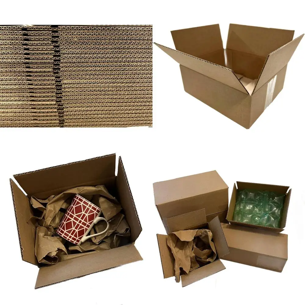 

100 Pack 16x10x6 Inch Corrugated Cardboard Shipping Boxes