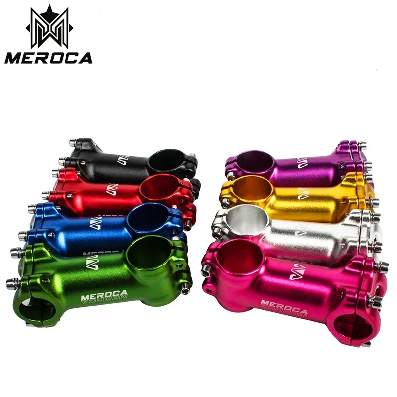 MEROCA Sliding Bike Refit Short Stem 25.4mm*60/80/90mm For   Bicycle Parts