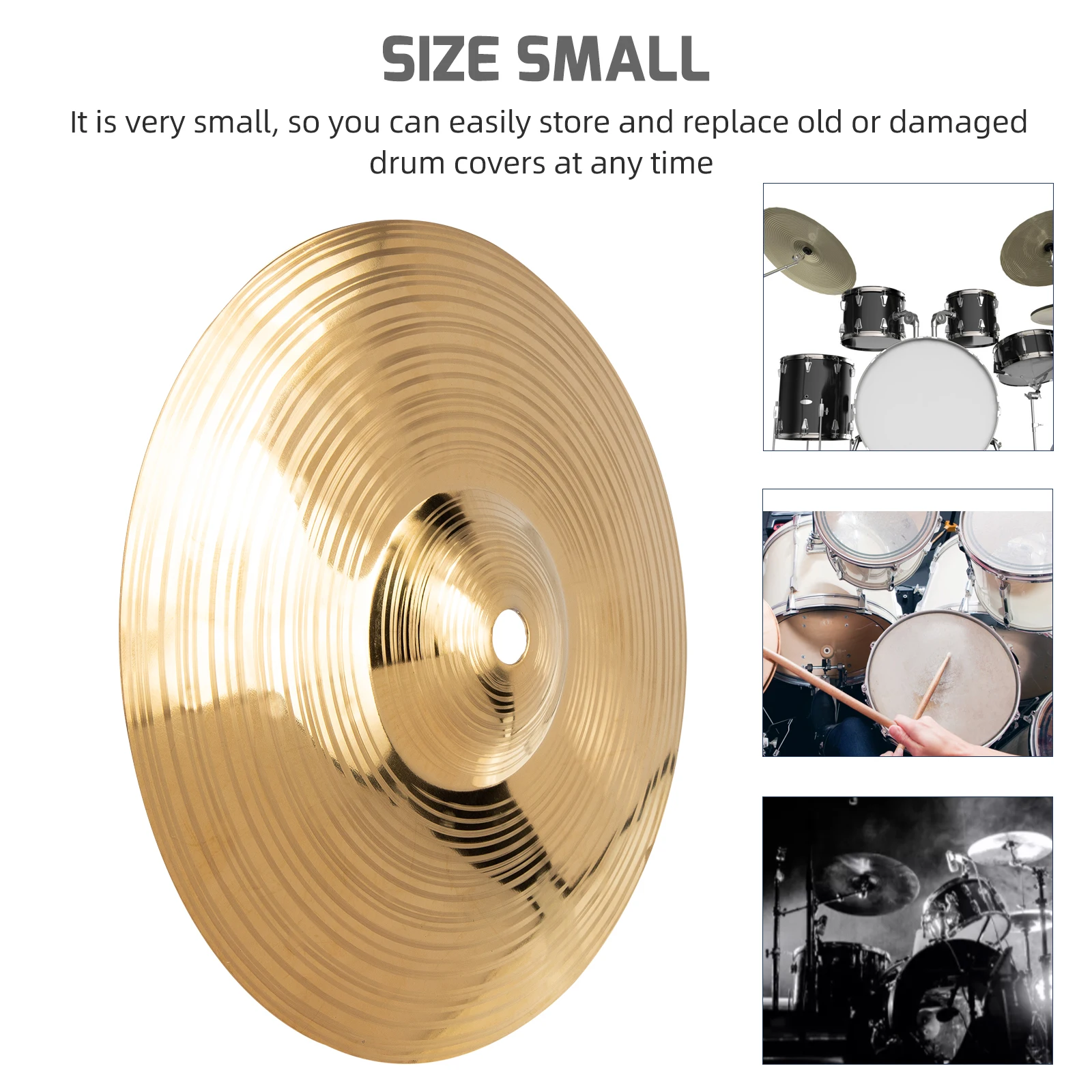 

Cymbal Accessories Jazz Drum Cymbals Alloy Accessory Percussion Instrument Brass