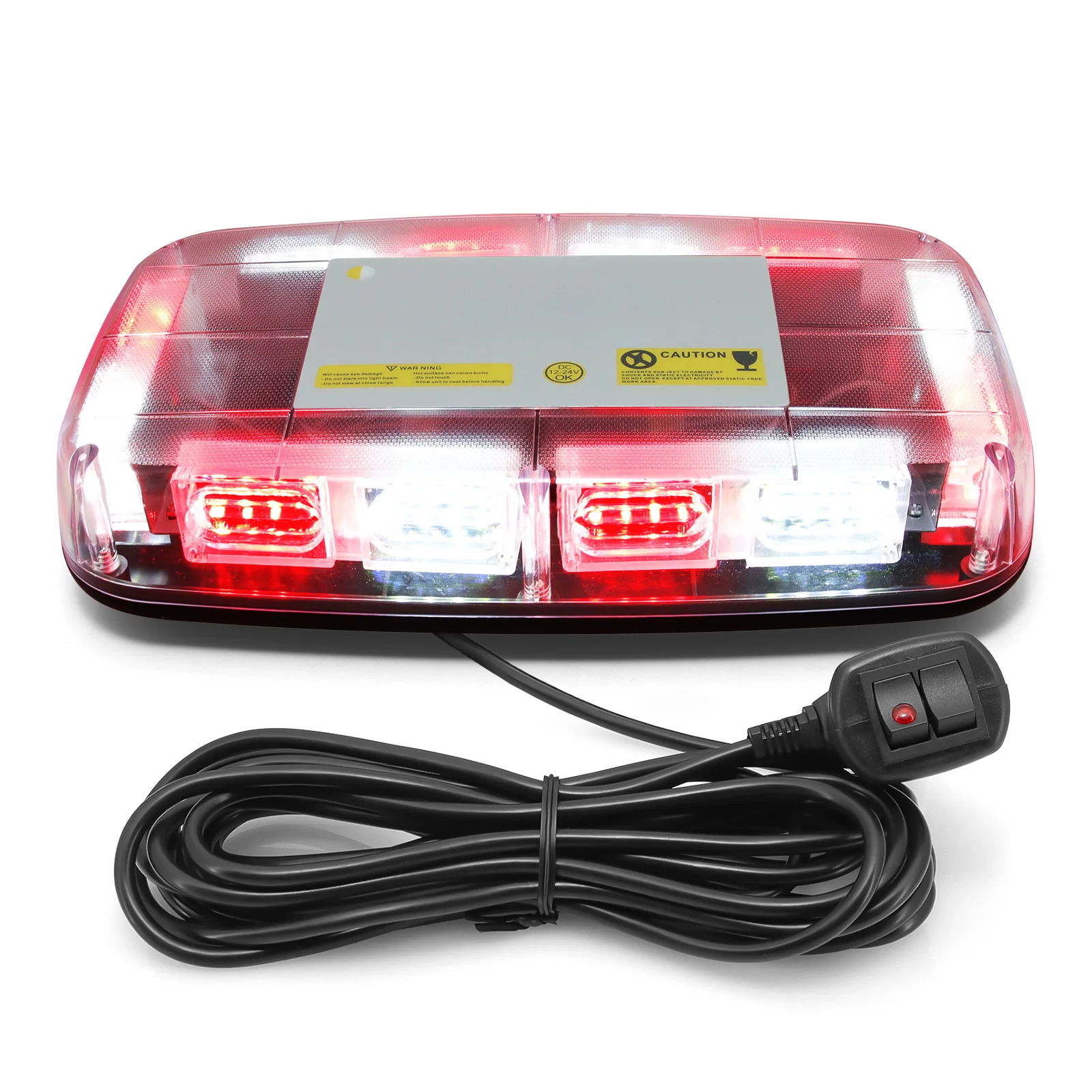 Emergency Safety Hazard Warning Light LED Flashing Light Bar Magnetic Mount waterproof LED Roof Top Strobe Lights - Image 5