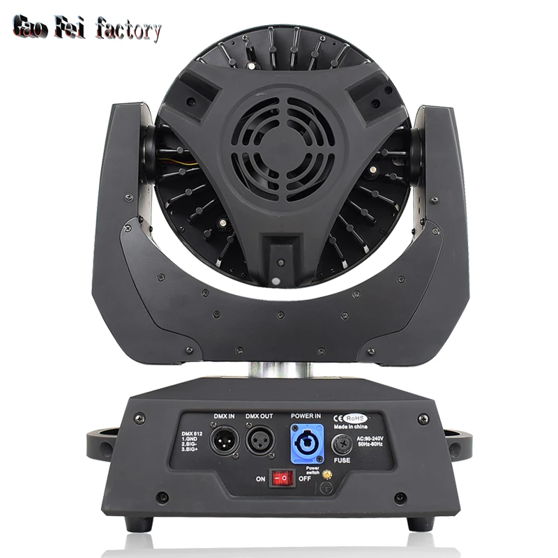 Imagem -02 - Led Zoom Moving Head Light Wash Movil Lights Rgbwa Mais uv 6in para dj Stage e Boate 36x18w 36x12w