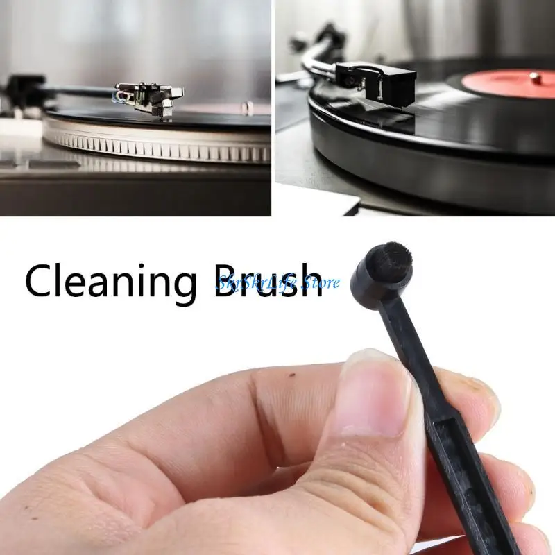 

E65E Record Player Needle Cleaning Brush Auditory Brush Efficient