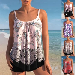 2023 Summer Regular Tankini New Design Printed Women's Swimwear Two Piece Swimwear Bikini Set Beach Wear Swimwear Swimwear Set