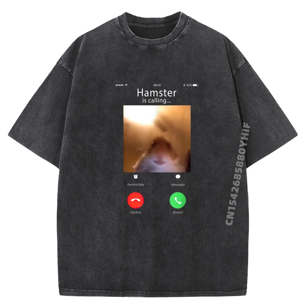 

Dank Meme Hamster Staring Front Camera Hamster Calling Gift Графические футболки унисекс Мужская дизайнерская одежда Веганская стираная рубашка
