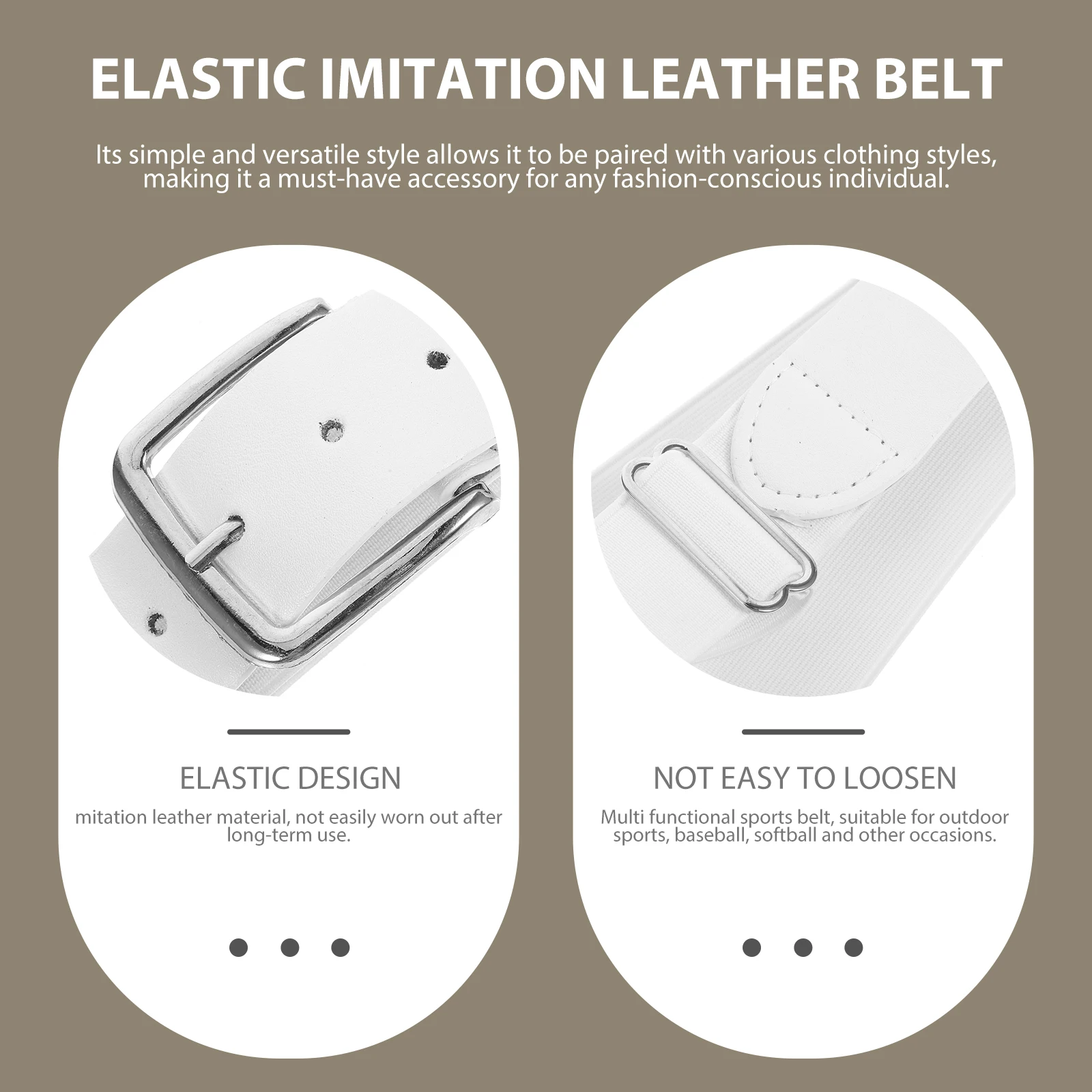 

Elastic Baseball Adjustable Softballs For Men Women Youth Stretch Football Girdle Durable Pu Steel All Occasions