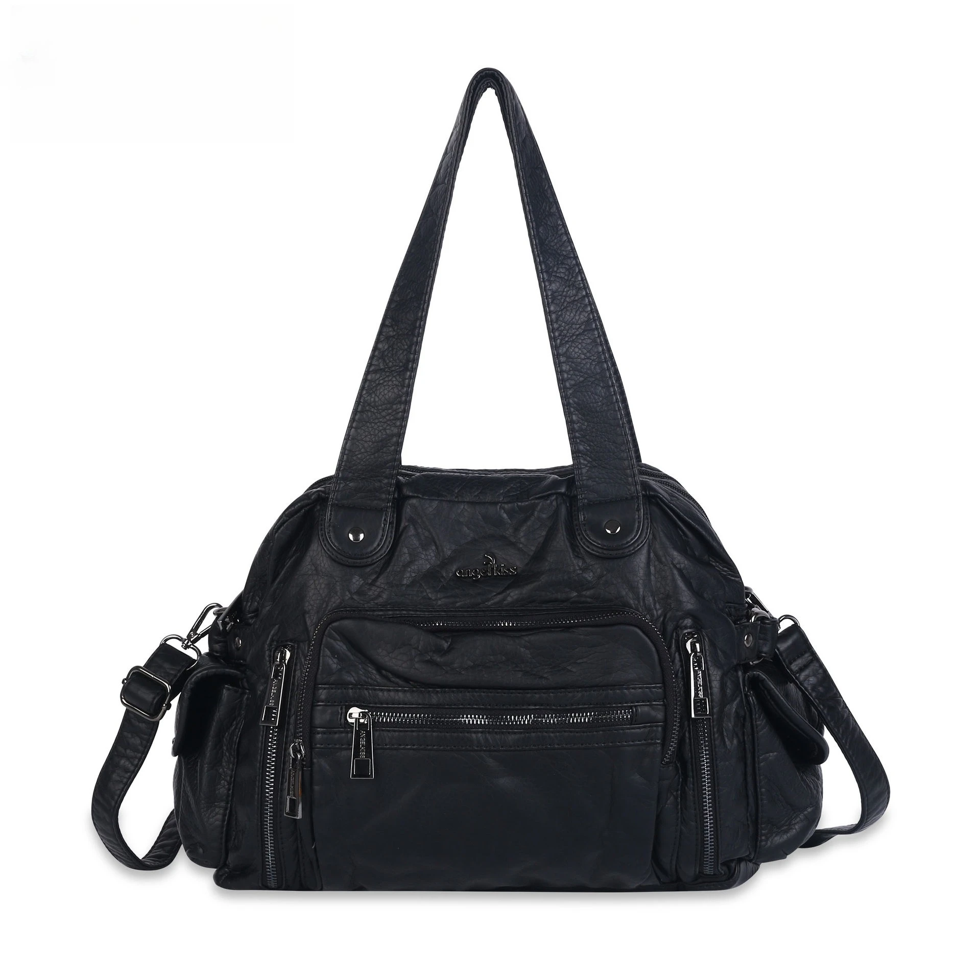 

Женские сумки, сумка с верхней ручкой, модная сумка на плечо из искусственной кожи, сумка для клецок, сумки на плечо с несколькими карманами, большая сумка