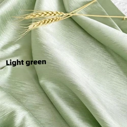 Light Green Twill Plain Jacquard Fabric By The Meter for Dark Patterned Cheongsam Dance Clothes Hanfu Sewing Cloth Micro Elastic
