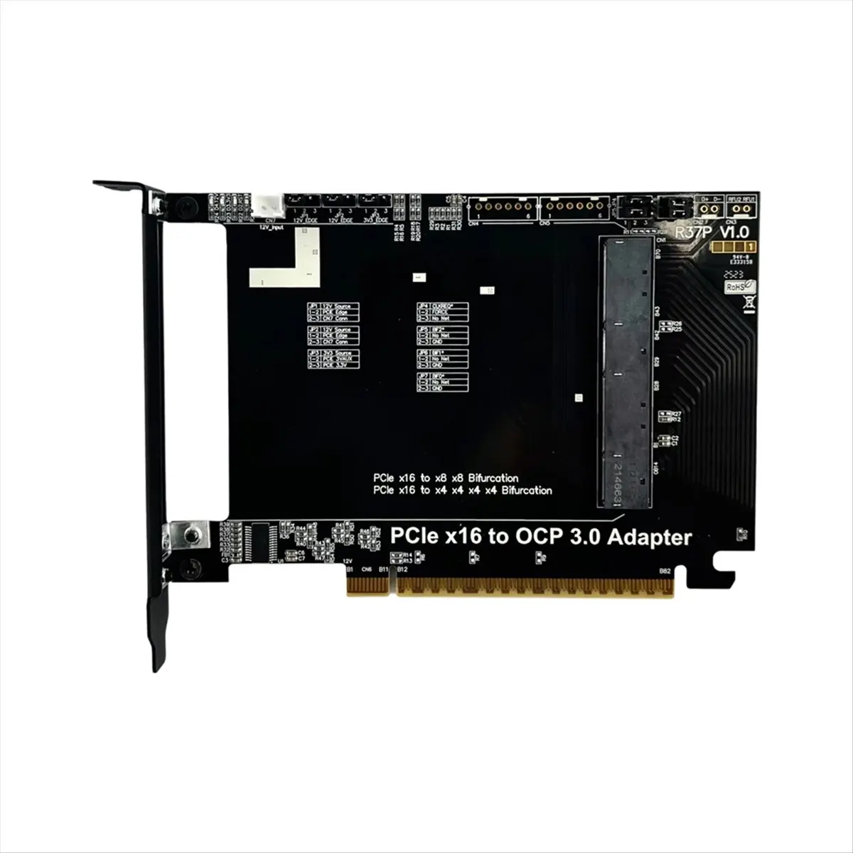 T35C PCIe 4.0 X16 to Gen-Z 4C+/SFF-TA-1002 Adapter Card Support OCP NIC 3.0 External Chassis PCIe X16 Expansion Card