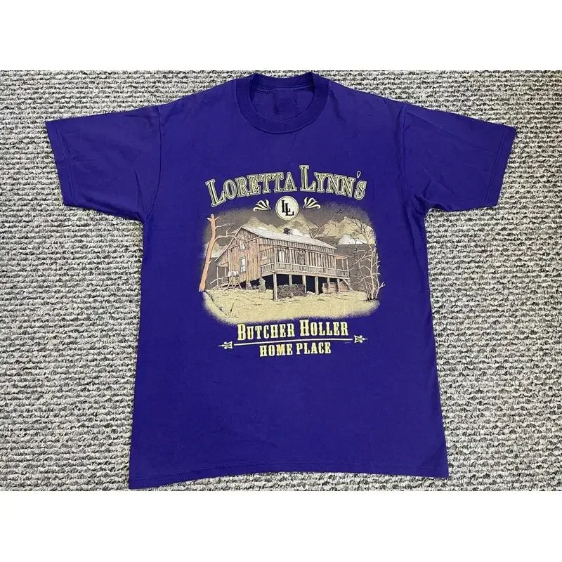 Camiseta Butcher Holler Home Loretta Lynn, color morado clásico, S 5Xl